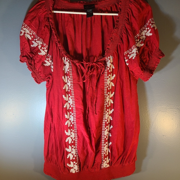 torrid Tops - Torrid boho hippie blouse peasant blouse